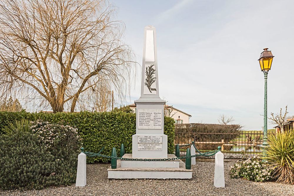 Oorlogsmonument Pelleport