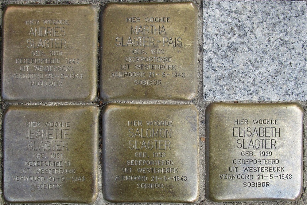 Stolpersteine Tweede Oosterparkstraat 69