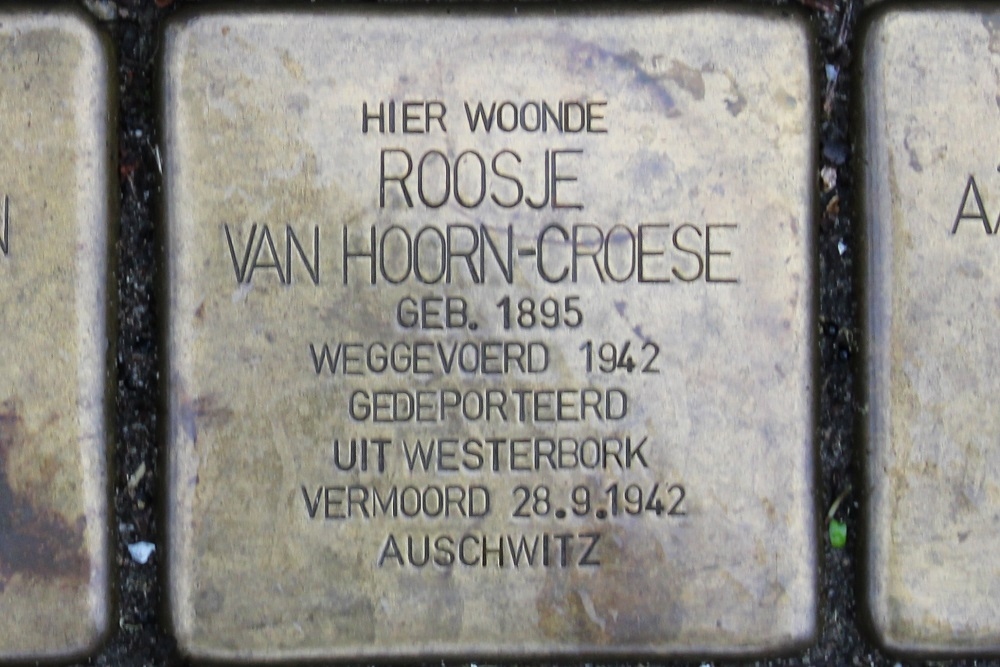 Stolpersteine Narcisstraat 9 #3