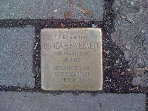 Stolperstein Ottersbeksallee 14