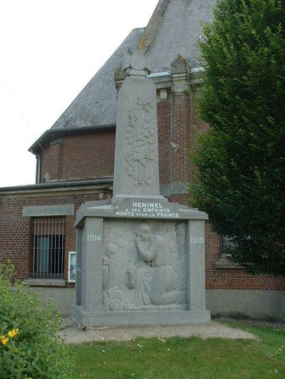 Oorlogsmonument Hninel