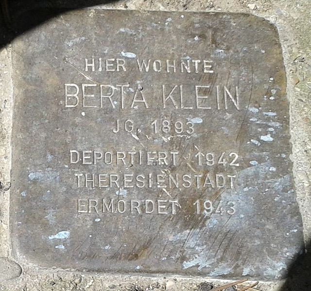 Stolpersteine Judengasse 8 #1