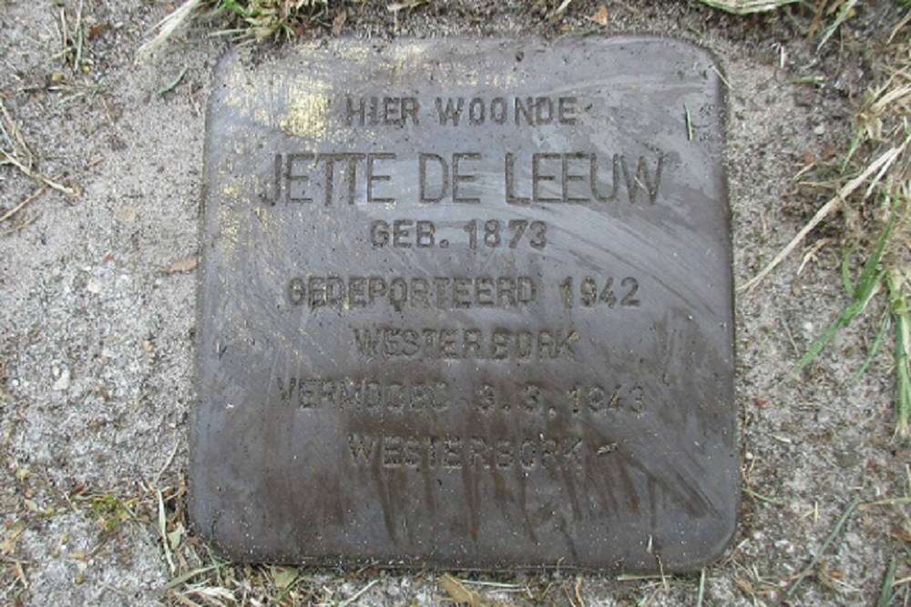 Stolperstein Hendrik Westerstraat 120 #1