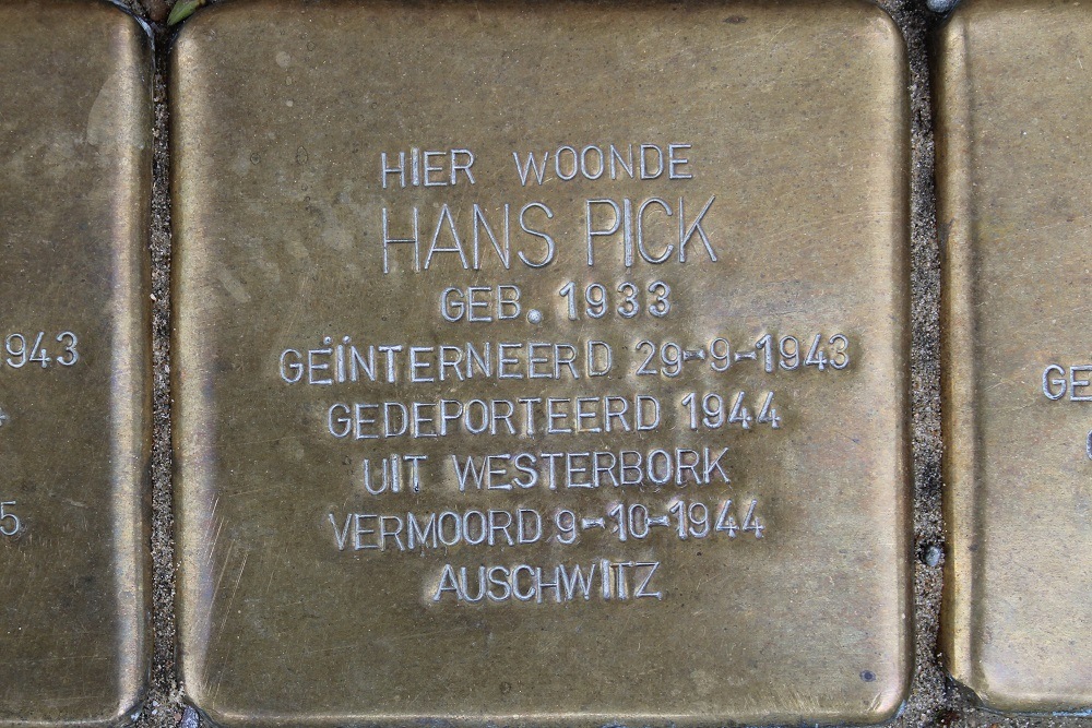 Stolpersteine Deurloostraat 118 #3