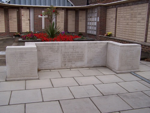 Monument Mitcham Road Crematorium