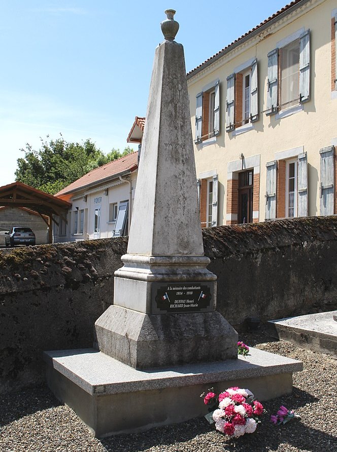 Monument Eerste Wereldoorlog Mansan