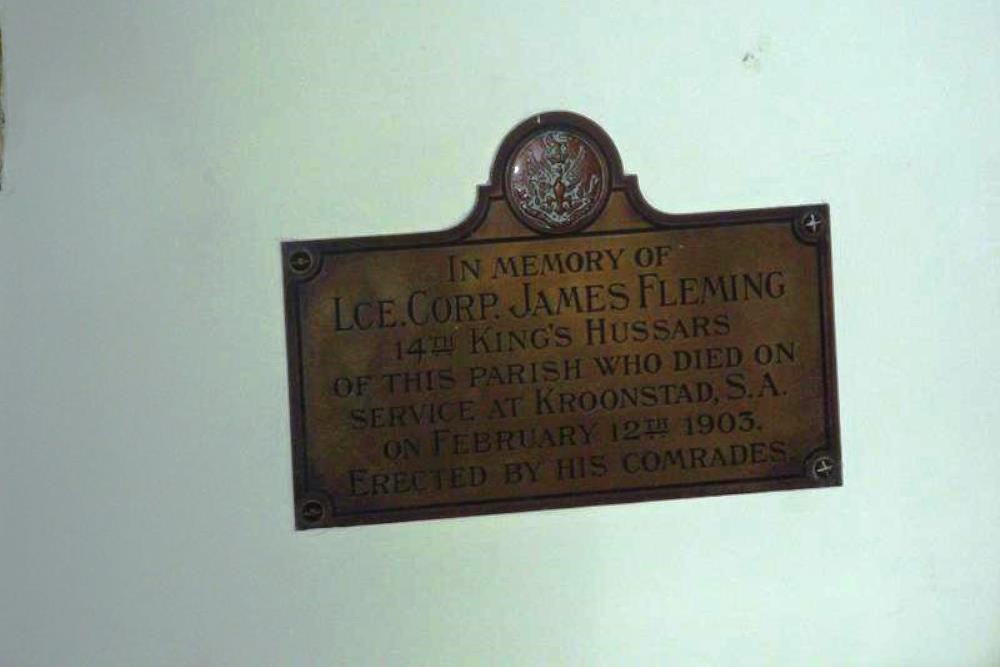 Memorial Lce.Corp. James Fleming #1