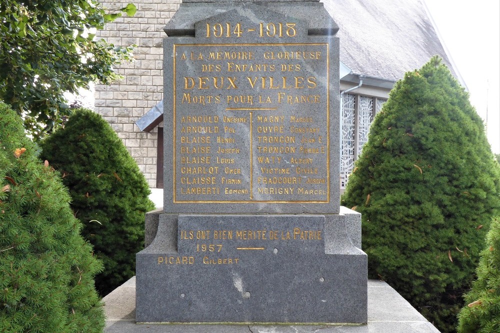 Oorlogsmonument Les Deux-Villes #3