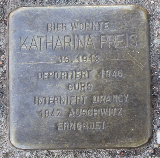 Stolpersteine Glockenstrae 43 #3