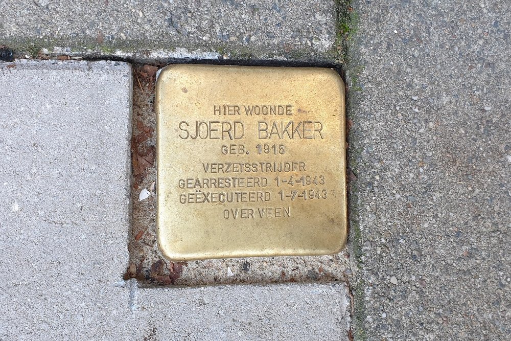 Stumbling Stone Vondelstraat 24 #1
