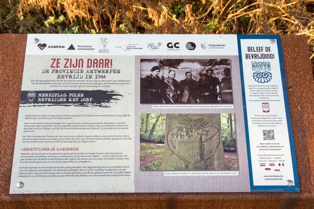 Info board 75 Years Liberation WWII Merksplas #2