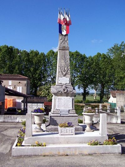 Oorlogsmonument Fourques-sur-Garonne