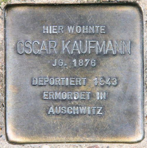 Stolpersteine Stübbenstraße 1 #1