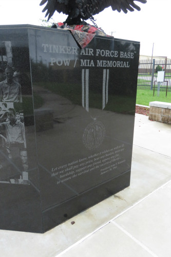 Tinker AFB POW / MIA monument #4