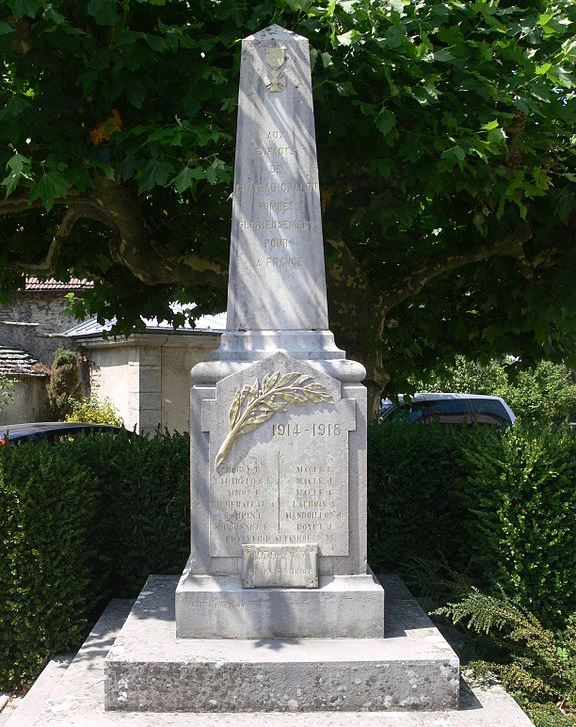 Oorlogsmonument Château-Chalon #1
