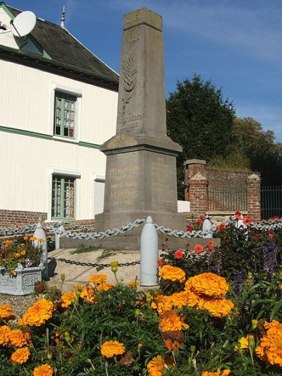 War Memorial Canny-sur-Thrain