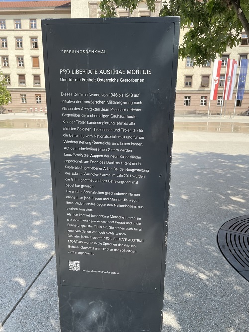Liberation Memorial Innsbruck #5