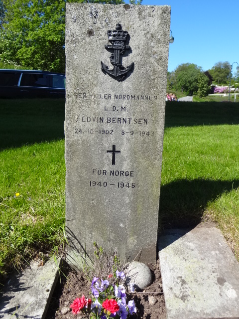 Norwegian War Grave Vanse Churchyard #1