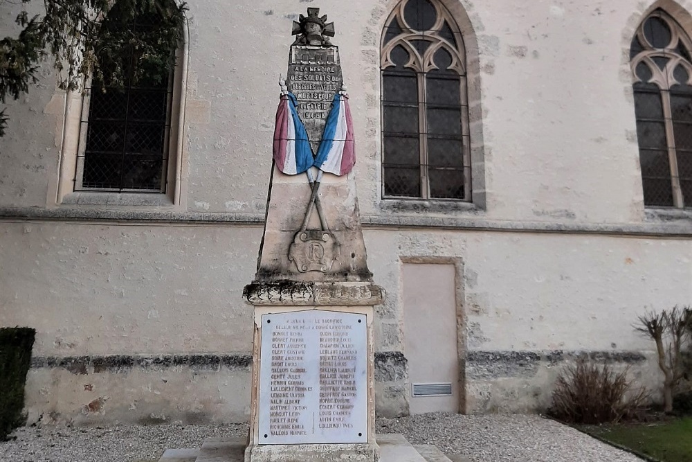 Monument Eerste Wereldoorlog Bergres-ls-Vertus