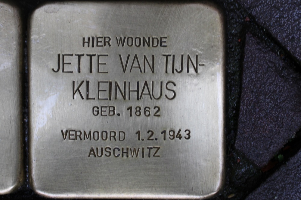 Stolpersteine Hannemanstraat 196 #3