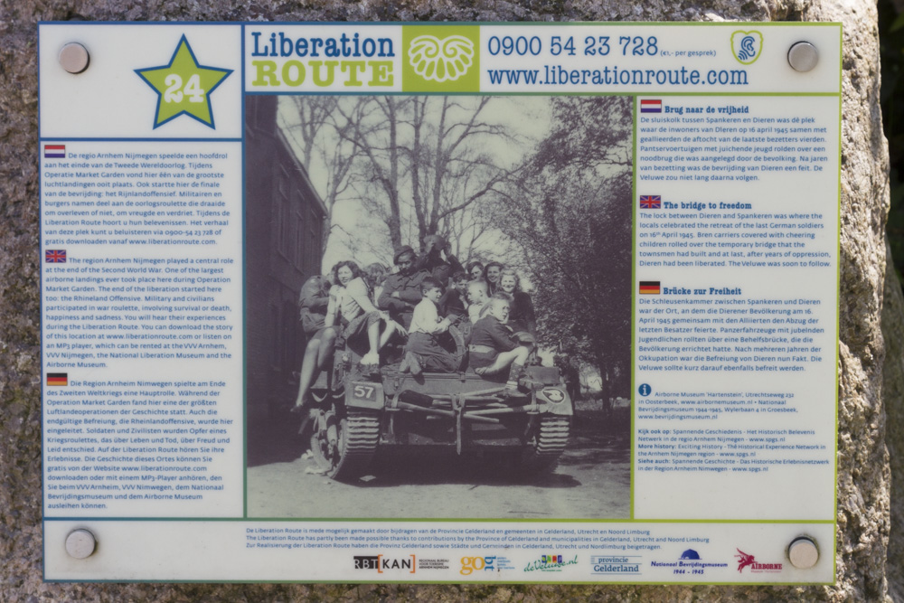 Liberation Route Marker 024: The Bridge to freedom #2
