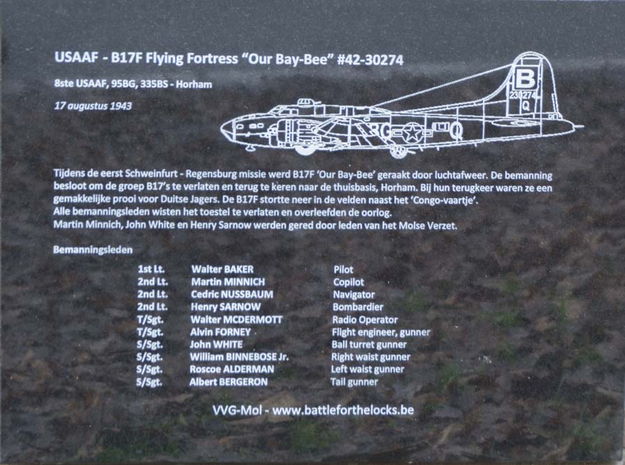 Memorial Crash B-17 42-30274 Mol #2