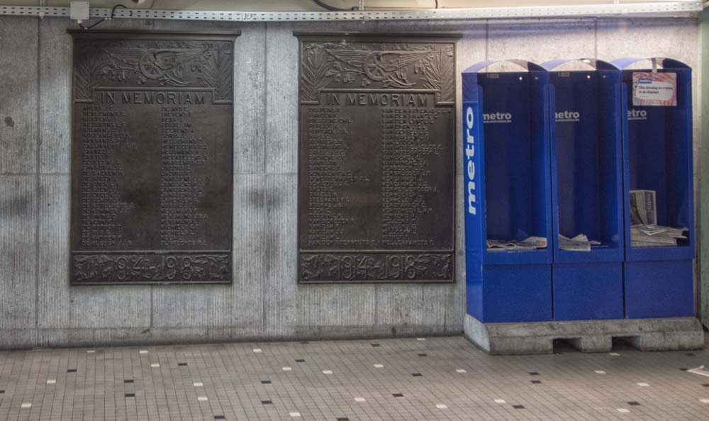 Memorials Railway Staff 14-18 Mechelen #2