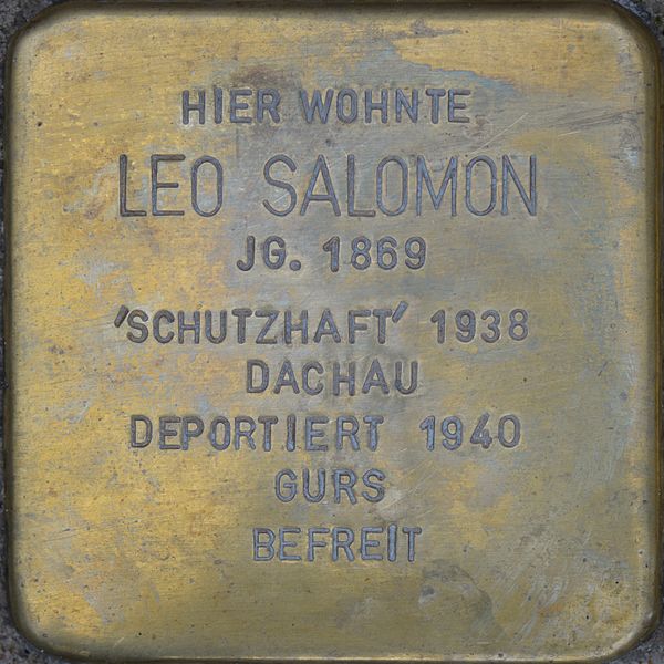 Stumbling Stones Tenschstraße 25