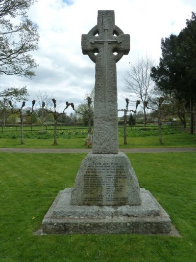 Oorlogsmonument Broad Chalke #1