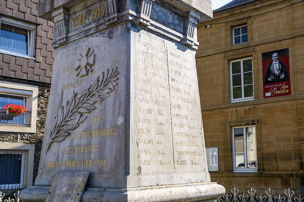 Oorlogsmonument Les Hautes-Rivires #2