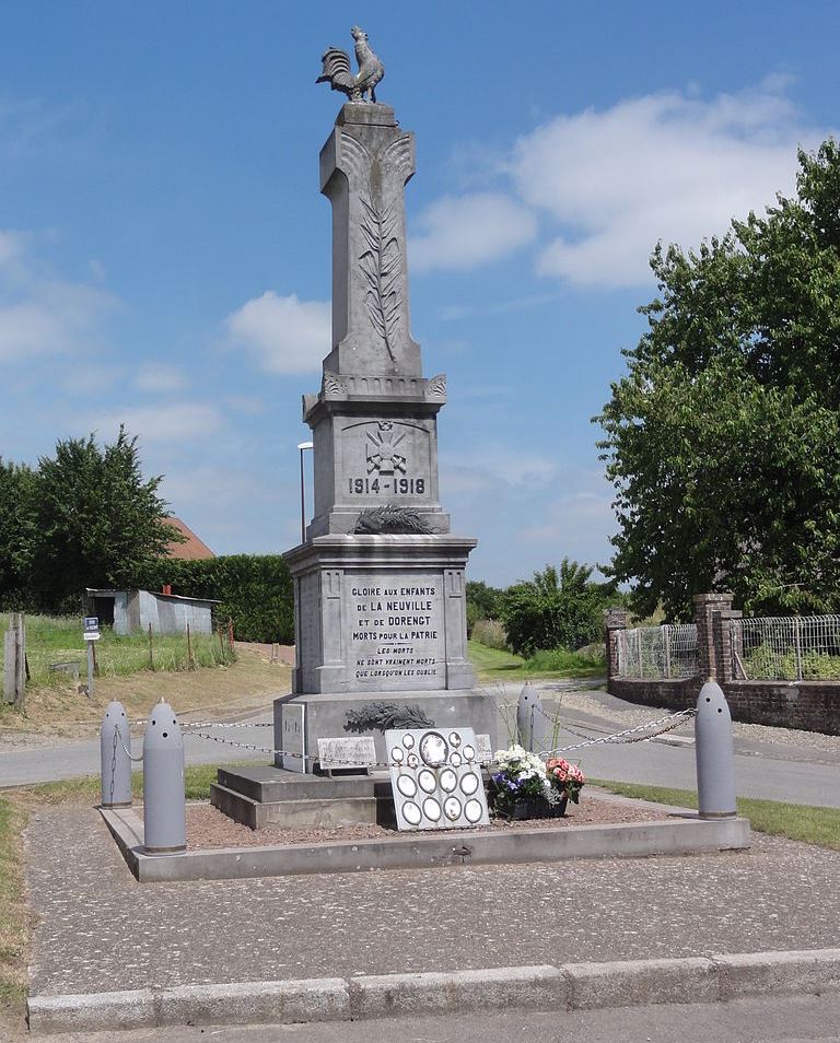 Oorlogsmonument La-Neuville-ls-Dorengt en Dorengt