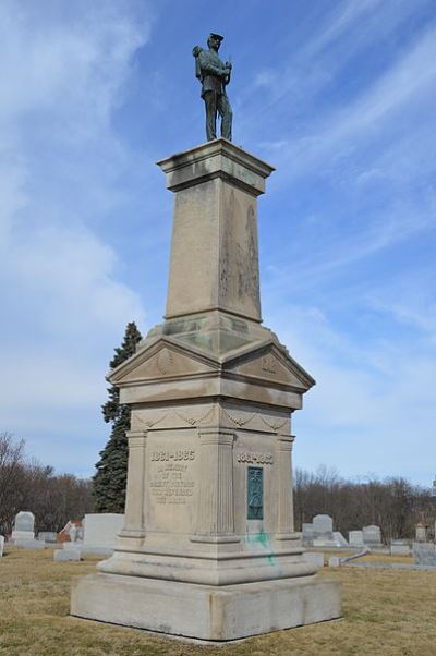 Monument Amerikaanse Burgeroorlog Bloomington #1