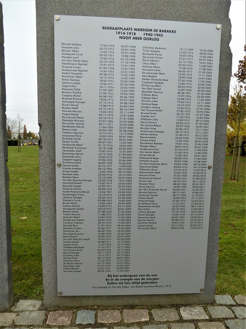 Herdenkingsmonument De Barakke Waregem #5