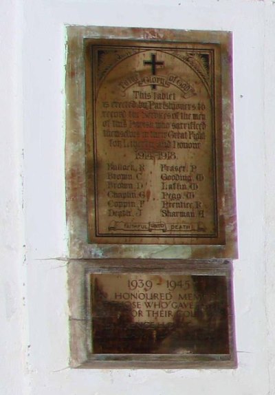Oorlogsmonument St. Mary Church #1