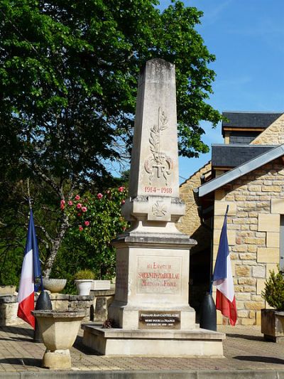 Oorlogsmonument Marcillac-Saint-Quentin