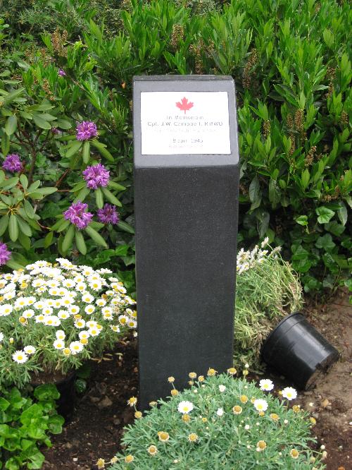 Memorial for Cpl. J.W. Campbell #2
