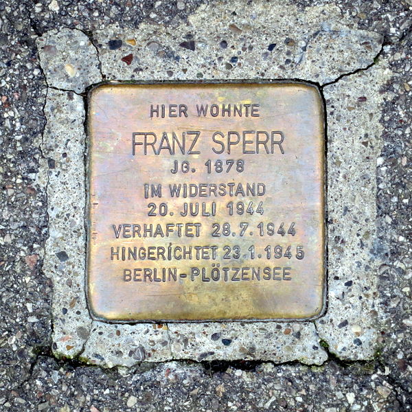 Stolperstein Hirschstrae 3 #1