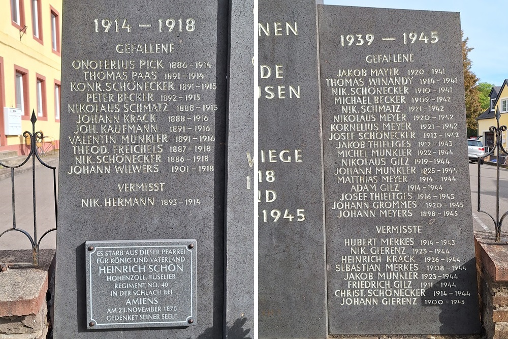 Duitse Oorlogsgraven en Monument Irrhausen #2