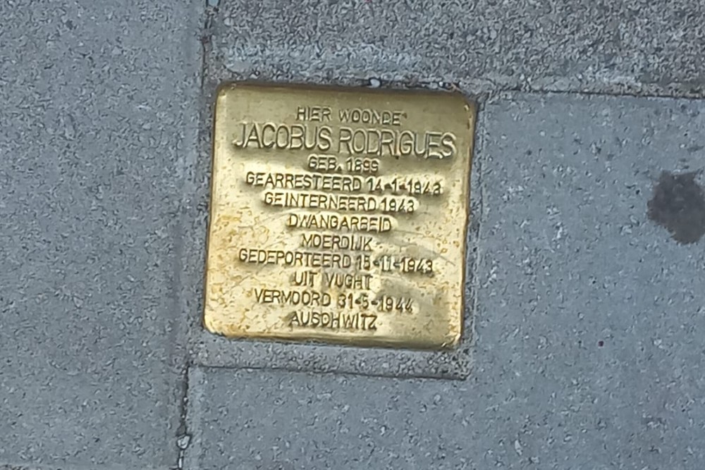 Stolperstein Admiralengracht 187 #1