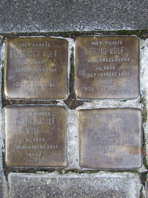 Stolpersteine Schaevenstrae 4 #3