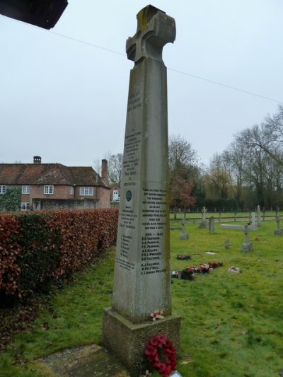 Oorlogsmonument Itchen Abbas