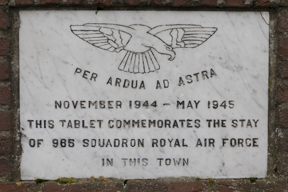 Memorial RAF 965 Squadron Terneuzen #2