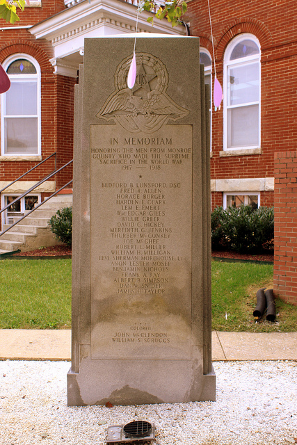 Monument Eerste Wereldoorlog Monroe County #1