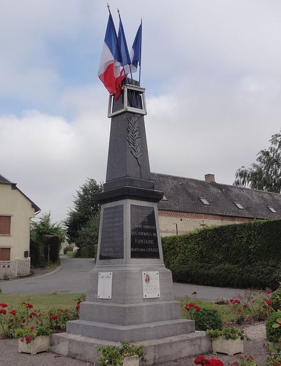 War Memorial Fontaine-lès-Vervins #1