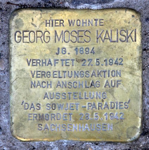 Stolpersteine Habsburgerstraße 12 #3