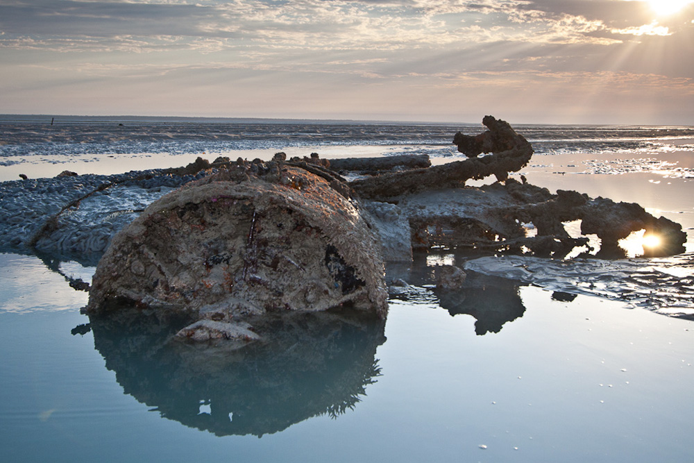 Crash Site & Remains Japanese Flying Boat