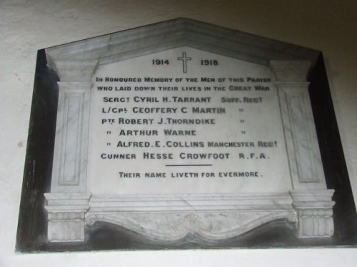 War Memorial St. Mary Church