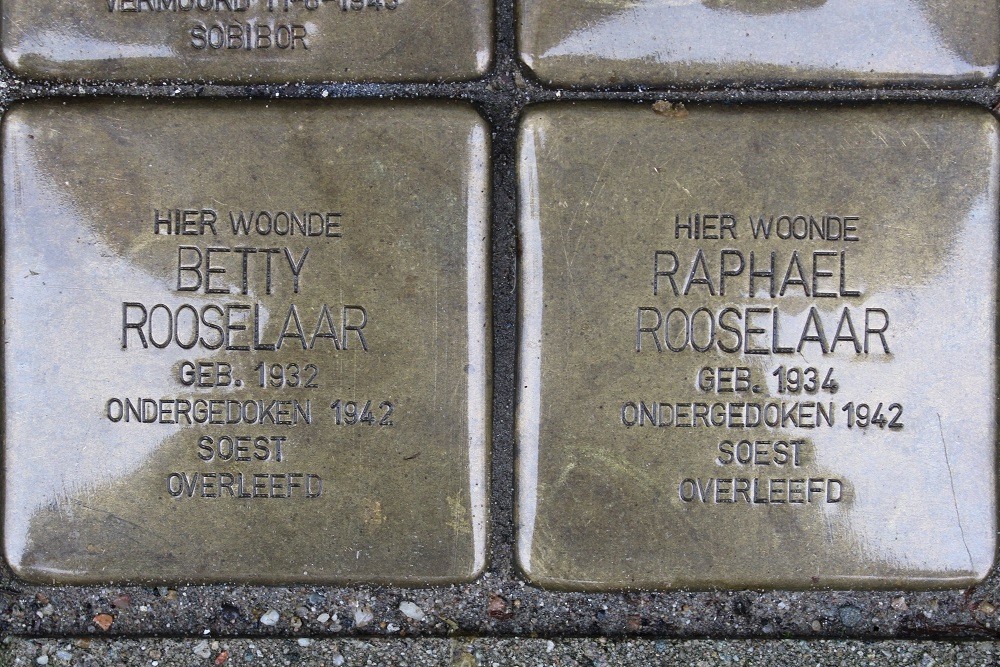 Stolpersteine Retiefstraat 39 #3