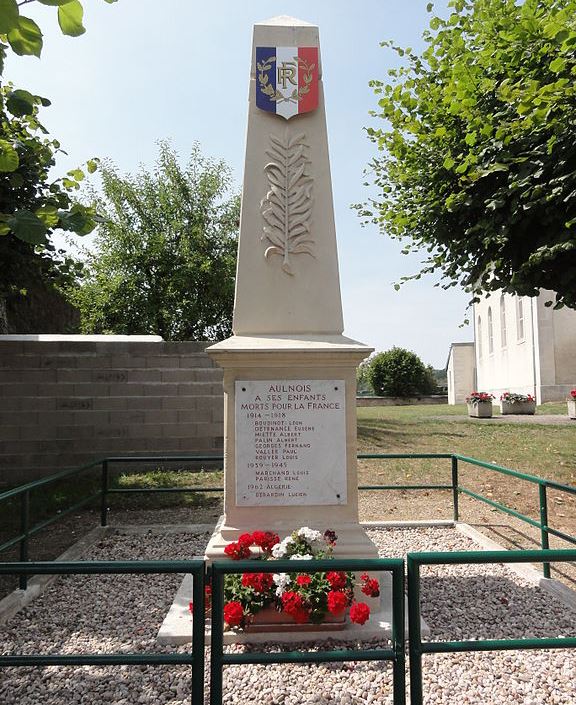 War Memorial Aulnois-sous-Vertuzey