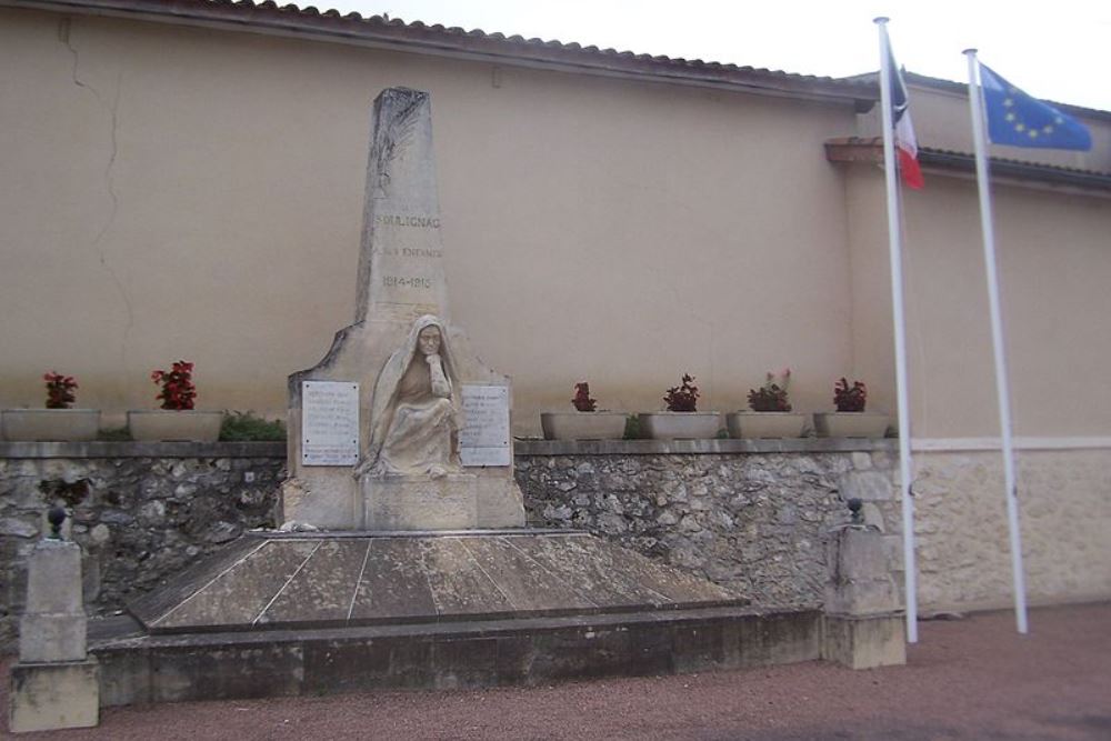 World War I Memorial Soulignac #1